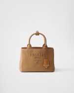 Prada Jardinière small cotton canvas handbag